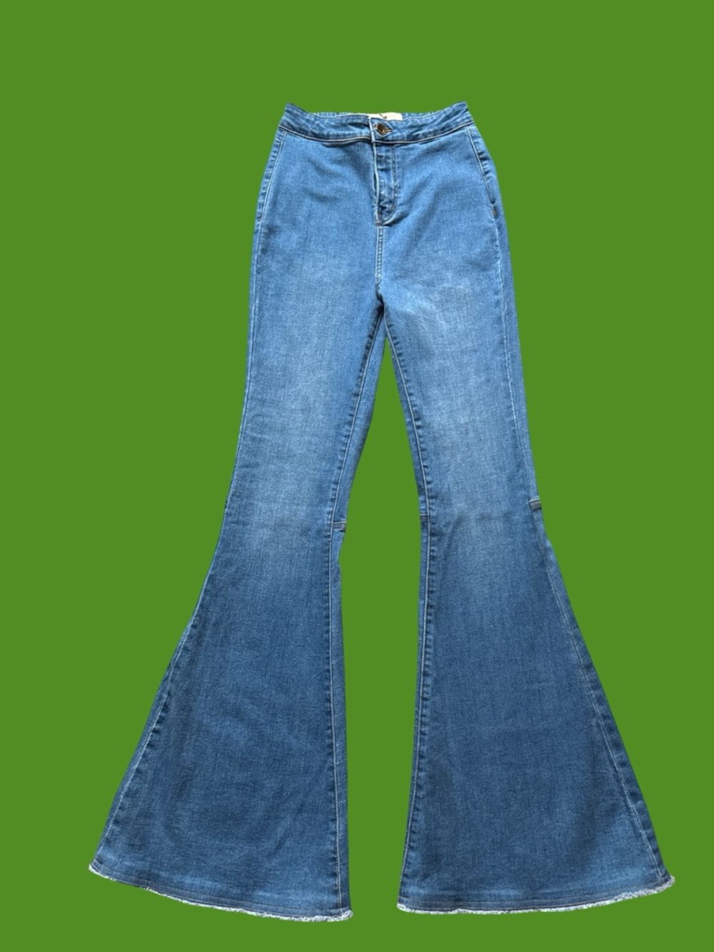 Chelsea & Violet Medium Blue Flared Jeans